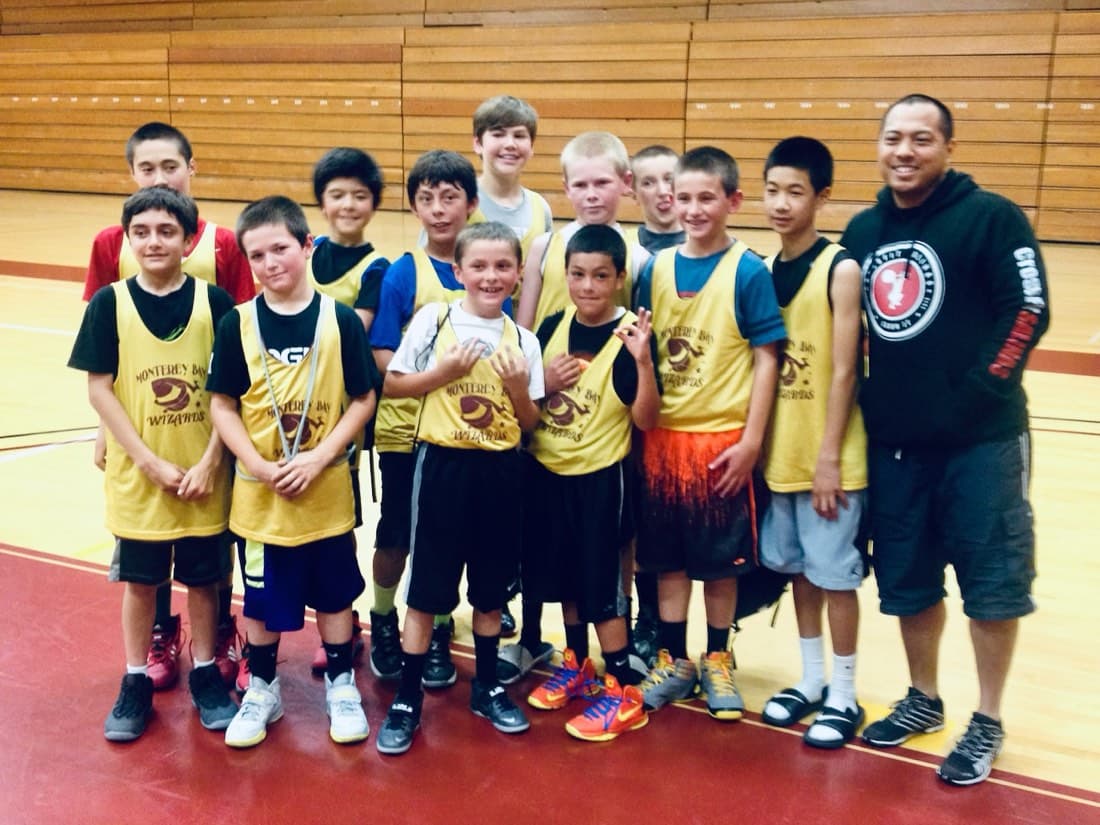 Young Wizards players developing their basketball skills